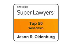 Rated By Super Lawyers | Top 50 Wisconsin | Jason R. Oldenburg